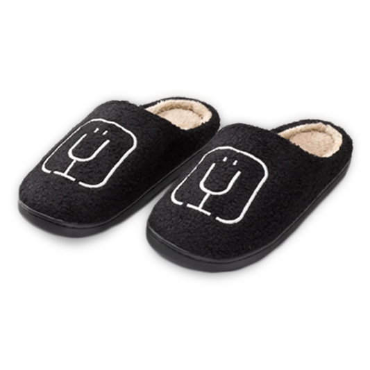brumate-fuzzy-slippers-black-w2 apparel-slippers.webp